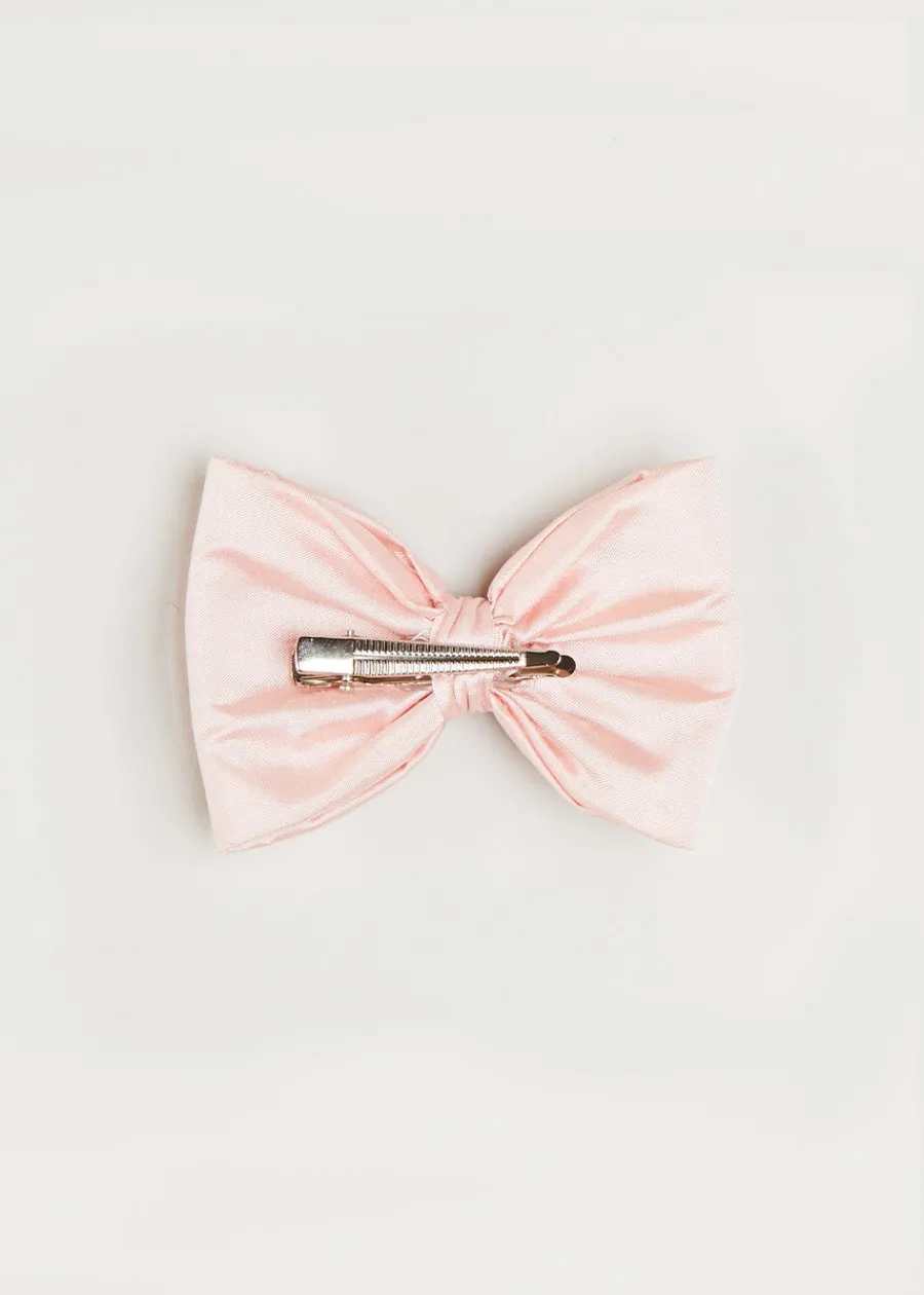 BOY Pepa London Silk Small Bow Clip in Pink