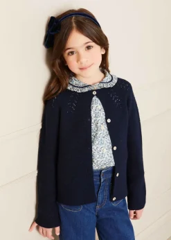 Pepa London Soft Denim Wide Leg Trousers in Denim Blue (3-10yrs)