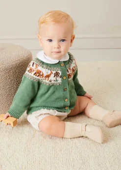 BOY Pepa London Striped Button Detail Bloomers in Beige (3mths-3yrs)