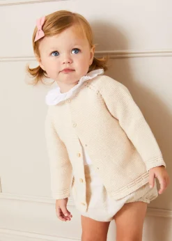 BOY Pepa London Striped Button Detail Bloomers in Beige (3mths-3yrs)