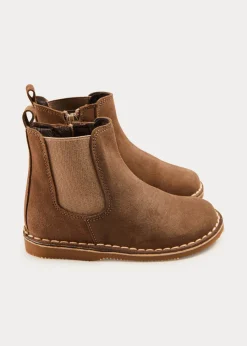 BOY Pepa London Suede Ankle Boots in Brown (24-34EU)