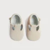 BOY Pepa London Suede T-Bar Pram Shoes in Beige (17-20EU)