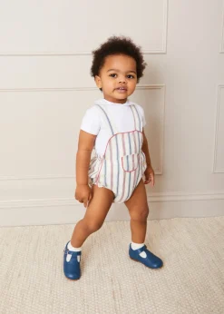 BOY Pepa London T-Bar Baby Shoes in Blue (20-26EU)