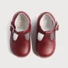 BOY Pepa London T-Bar Baby Shoes in Burgundy (20-26EU)