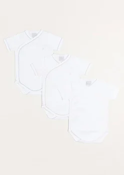 Pepa London Three Short Sleeve Bodysuit Embroidered Set (1mth-12mths)