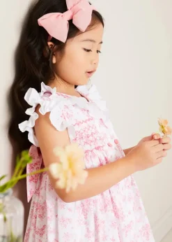 Pepa London Traditional Big Bow Tulle Hairband in Dusty Pink