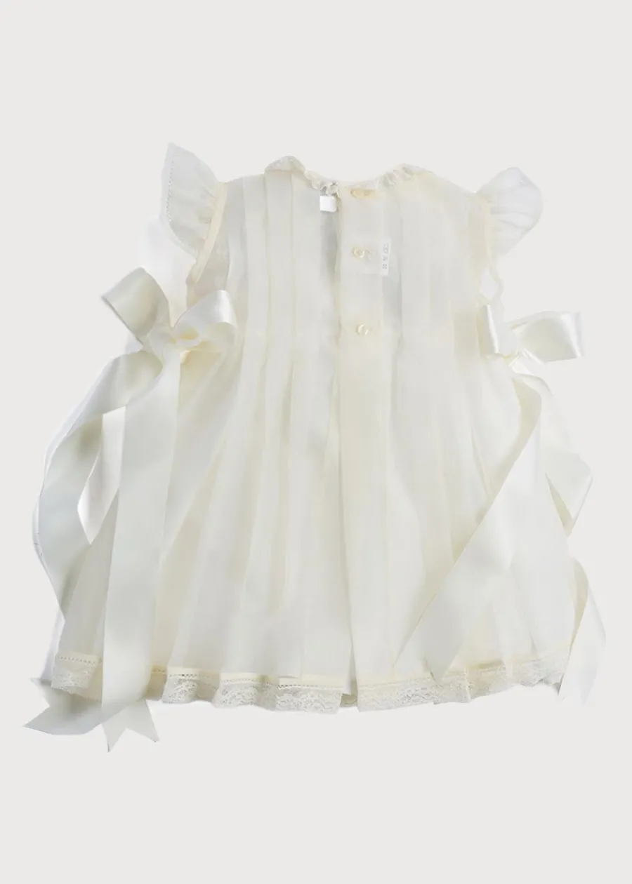 Pepa London Traditional Cream Christening Gown (3mths-5yrs)