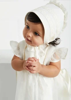 Pepa London Traditional Cream Christening Gown (3mths-5yrs)