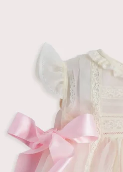 Pepa London Traditional Light Pink Christening Gown (3mths-6yrs)