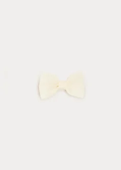 BOY Pepa London Tulle Small Bow Clip In Cream