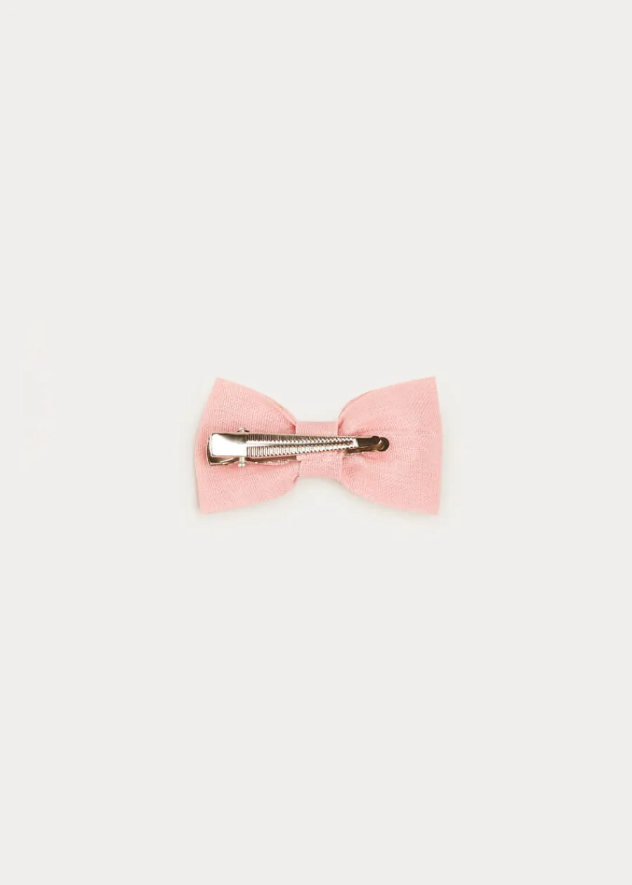 BOY Pepa London Tulle Small Bow Clip In Rose Pink