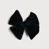 BOY Pepa London Velvet Big-Bow Clip in Navy