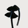 BOY Pepa London Velvet Hair-Band in Navy