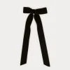 BOY Pepa London Velvet Long Bow Clip in Black
