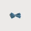 BOY Pepa London Velvet Medium-Bow Clip in Blue