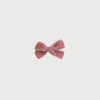 BOY Pepa London Velvet Medium-Bow Clip in Pink