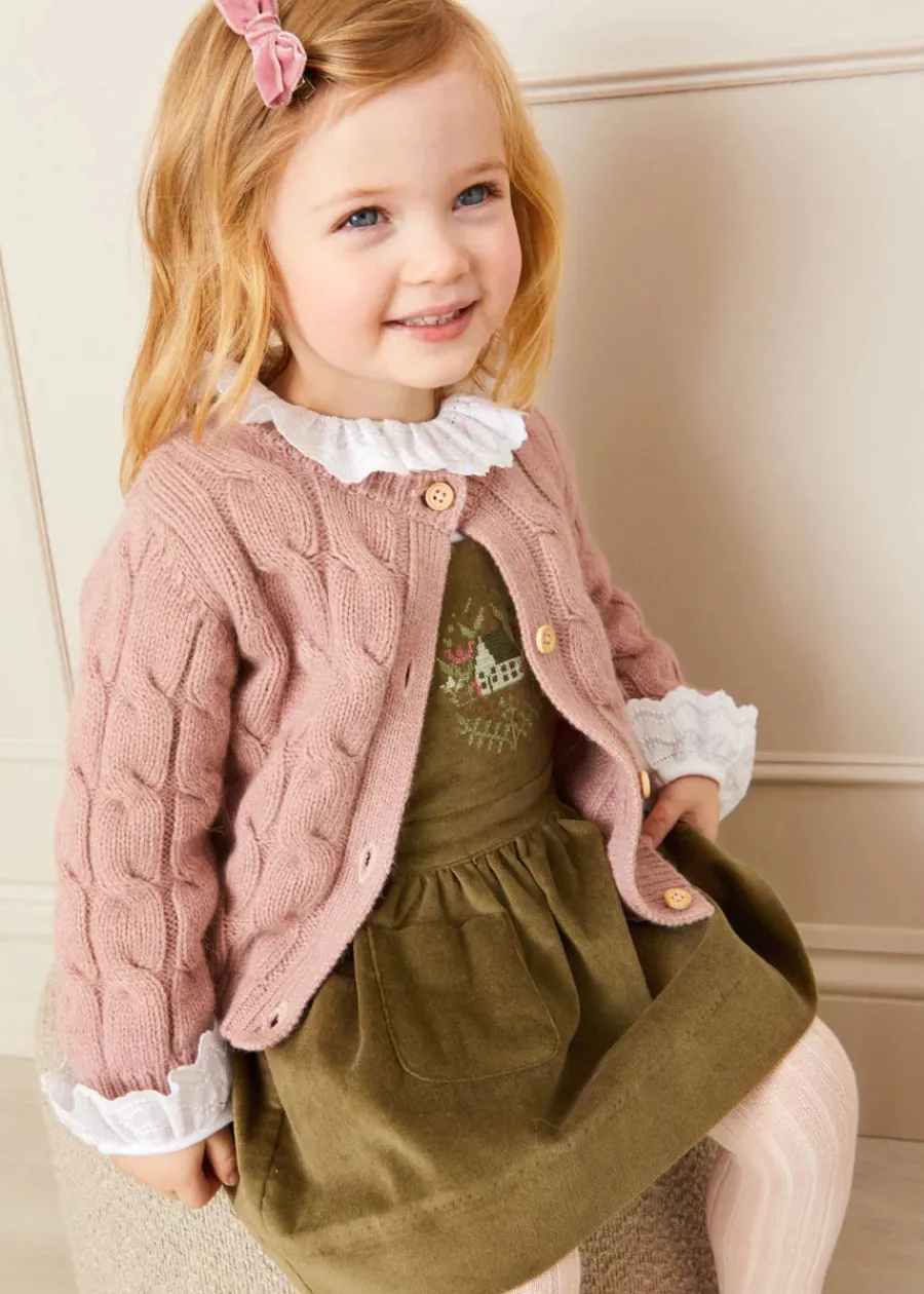 BOY Pepa London Velvet Medium-Bow Clip in Pink