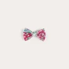 BOY Pepa London Viola Floral Small Bow Hair Clip in Pink