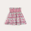 Pepa London Viola Floral Smocked Waistband Skirt in Pink (3-10yrs)