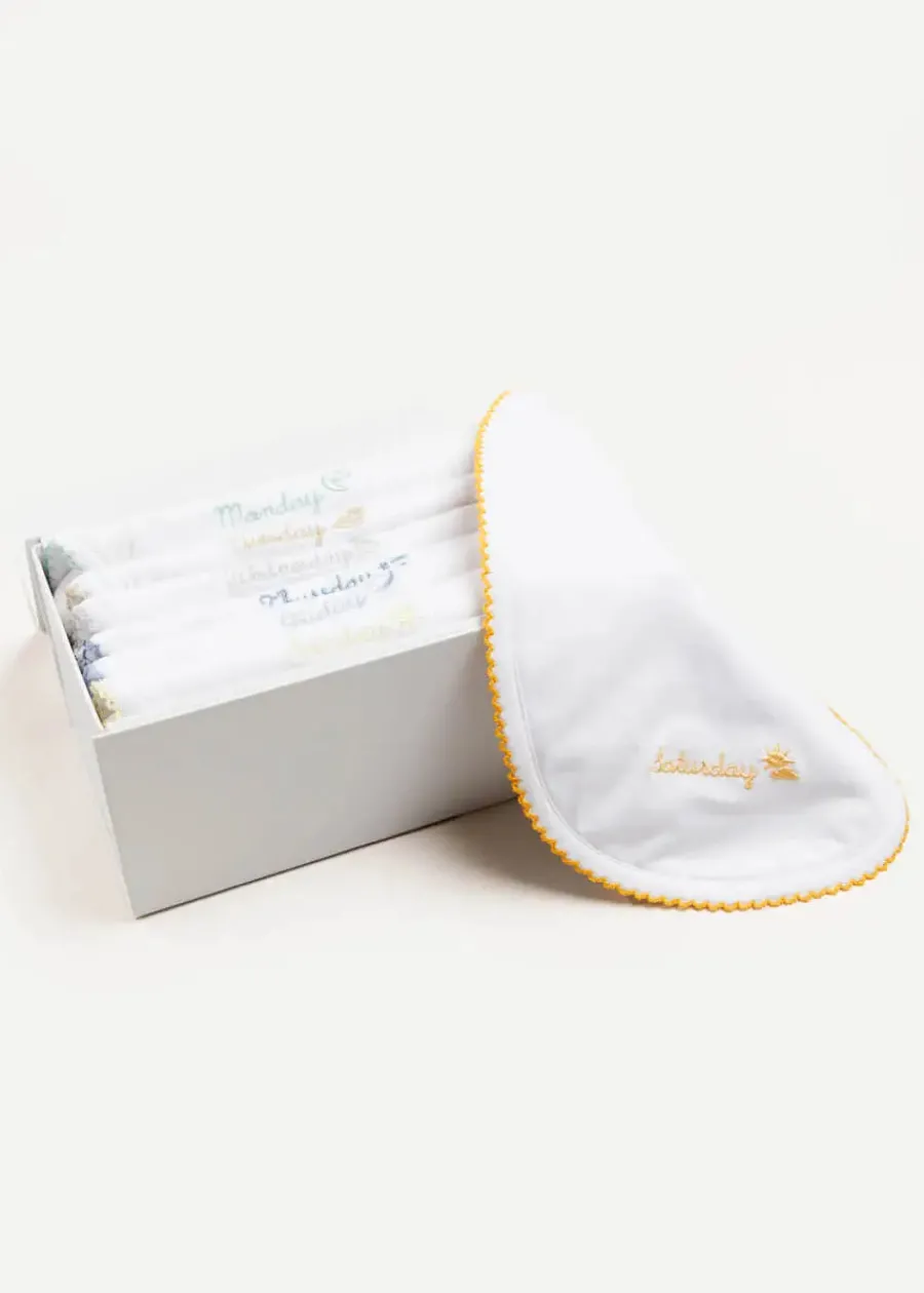 BOY Pepa London White Bibs Seven Days A Week Set