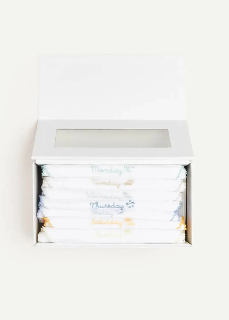 BOY Pepa London White Bibs Seven Days A Week Set