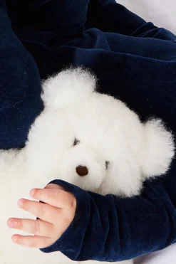 BOY Pepa London White Teddy Bear (100% Alpaca Fur)