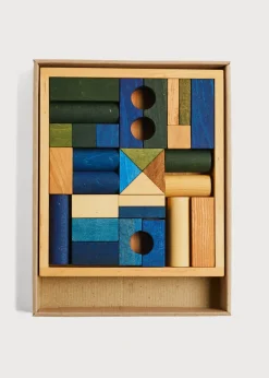 BOY Pepa London Wooden Blocks in Blue