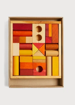 BOY Pepa London Wooden Blocks in Red