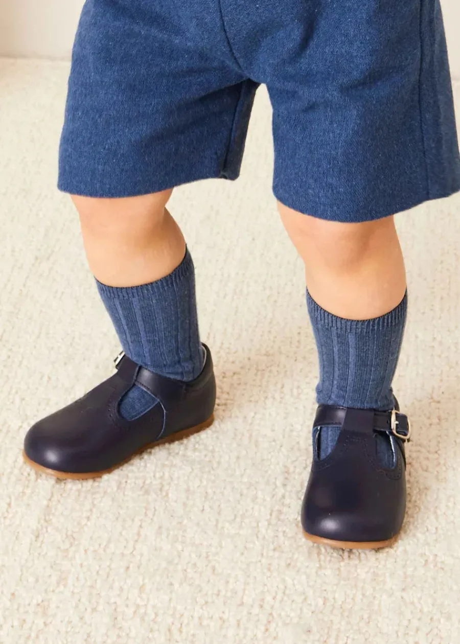 BOY Pepa London Wool Front Pocket Dungarees in Blue (18mths-5yrs)