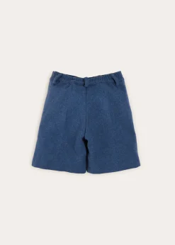 BOY Pepa London Wool Shorts In Blue (4-10yrs)